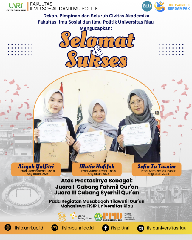 Selamat dan Sukses! Atas Mahasiswa