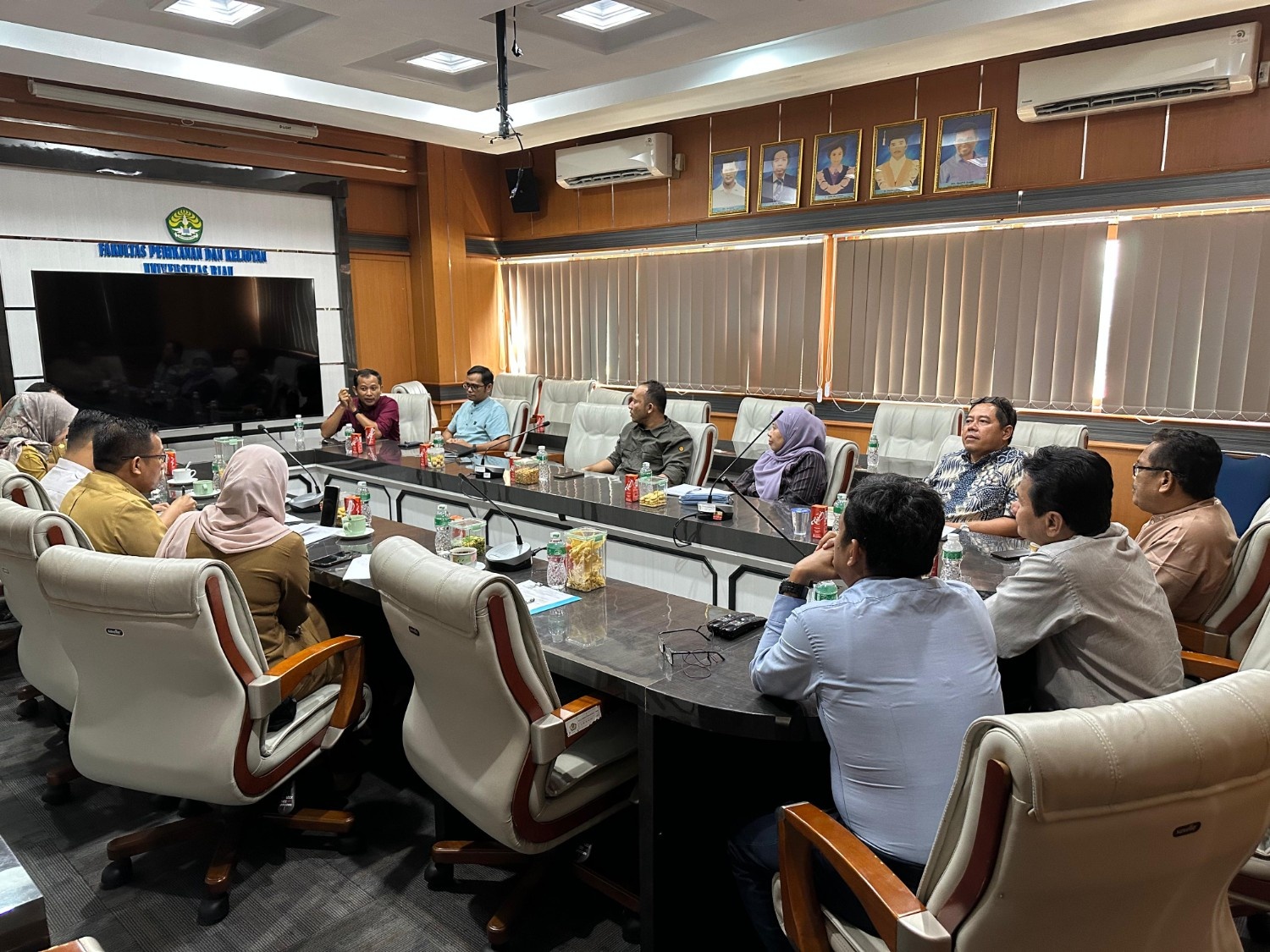 Dinas Kesehatan Provinsi Riau Kunjungi Fakultas Perikanan dan Kelautan Universitas Riau Bahas Penanganan KLB Malaria di Rohil dan Inhil