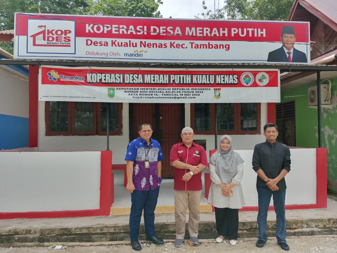 Dosen Ilmu Pemerintahan UNRI Melaksanakan Pengabdian Sosialisasi Kebijakan Inklusif melalui Koperasi Desa Merah Putih