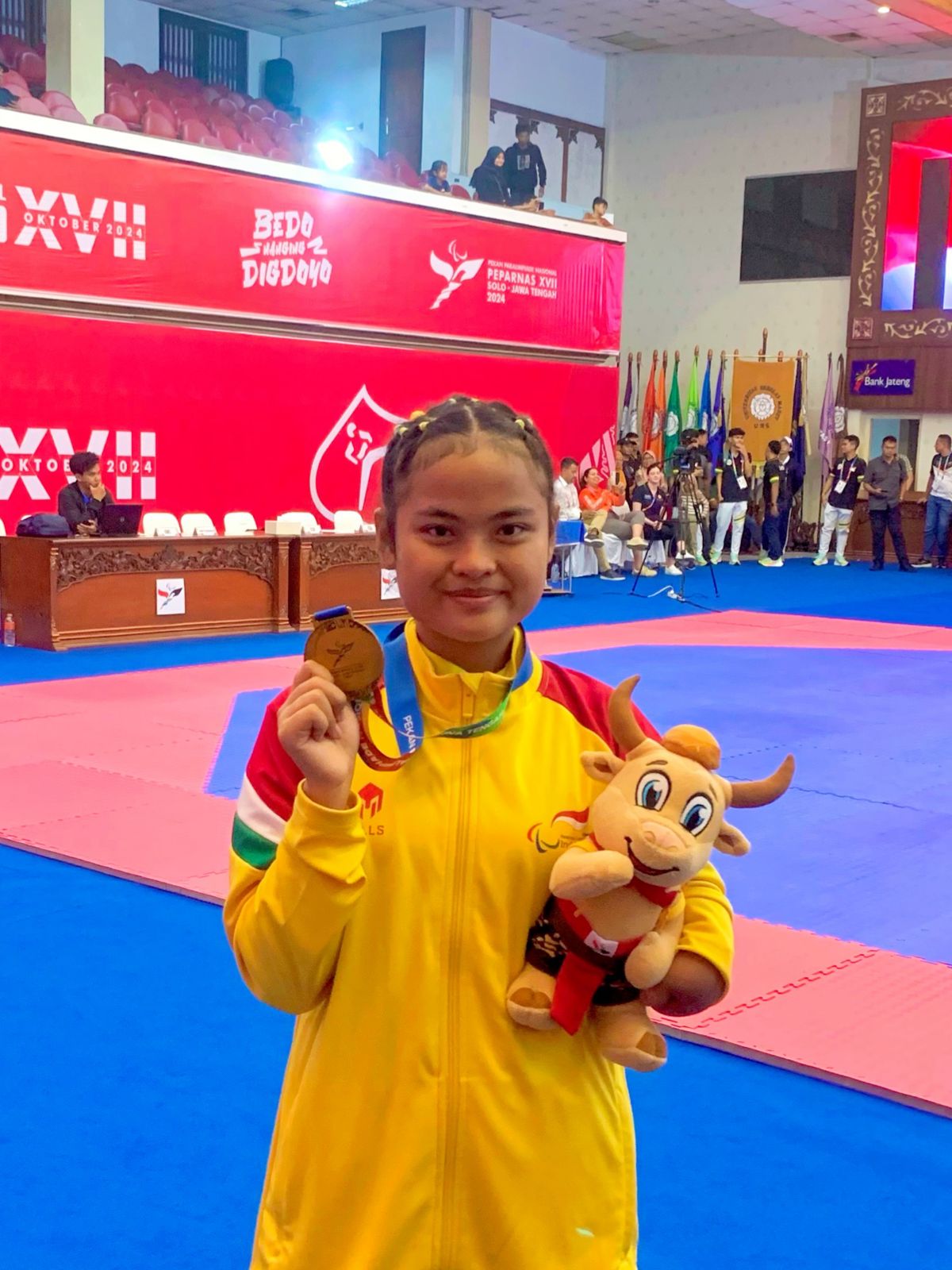Persiapan Singkat Eirene Yosepine Meraih Emas dari Para-Taekwondo