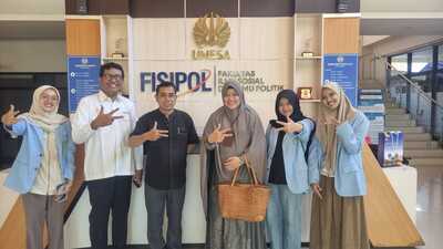 Jurusan Ilmu Komunikasi UNRI Laksanakan Monev PMM dan Penandatanganan IA di UNESA