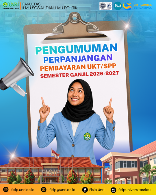 Pemberitahuan Perpanjangan Pembayaran UKT/SPP Semester Ganjil 2026-2027